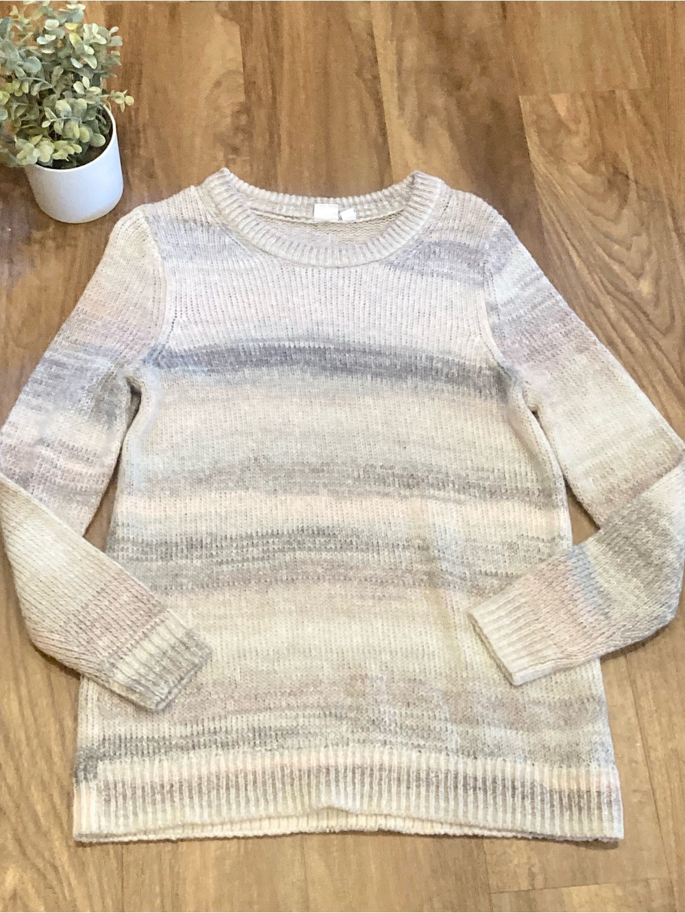 GAP Striped Crewneck Sweater